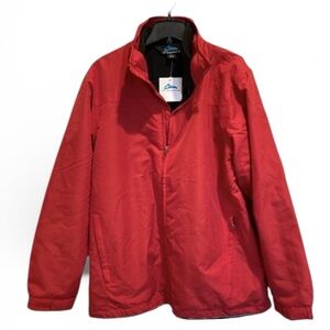 Tri-Mountain Mens Large Jacket w/Zip Out Heavy Inner Liner Wind/Water Resistant